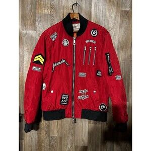 Flight Tiguer Bomber Jacket Size Large Men’s Red